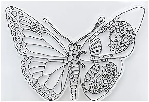 DDOUJOY Pillangó Háttér Világos Bélyeget Kártya Készítés Dekoráció, valamint DIY Scrapbooking 3021536
