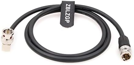 ZBLZGP, 12 G 75 Ohm HD-SDI Video Koaxiális Kábel BNC Férfi derékszögű BNC Férfi a 4K SmallHD Atomos Monitor