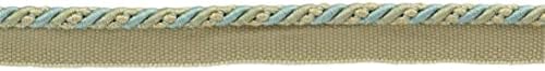 4/16 (0,5 cm) Ellora Gyűjtemény Kis Dekoratív Sodrott Kötél, Kábel Trim Lip (Stílus 0025EL), Sandpiper