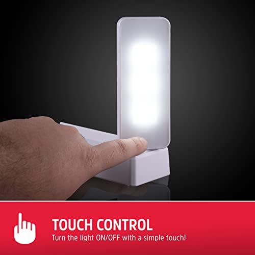 Energizer Forgatható LED Touch Fény, Akkumulátoros, 35 Lumenes, Vezeték nélküli LED-es Szekrény Világos,