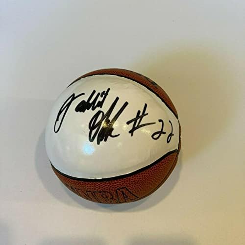 Jahlil Okafor Aláírt Dedikált Spalding NBA Mini Kosárlabda - Dedikált Kosárlabda
