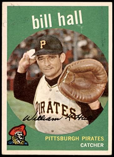 1959 Topps 49 Bill Hall Pittsburgh Pirates (Baseball Kártya) EX Kalózok