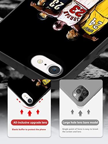 wrlgz Kompatibilis az iPhone 7/8/SE Esetben Kosárlabda-Legenda Szupersztár Telefon Esetében a Fiúk Lányok