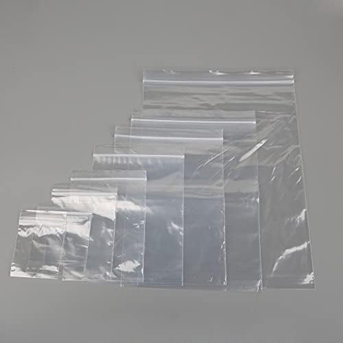 BLZD523 100-as Mix Méret Ékszerek Zip Zip-Zár Visszazárható Műanyag Poli Tiszta Zsák Cukrot Csomag Ajándék