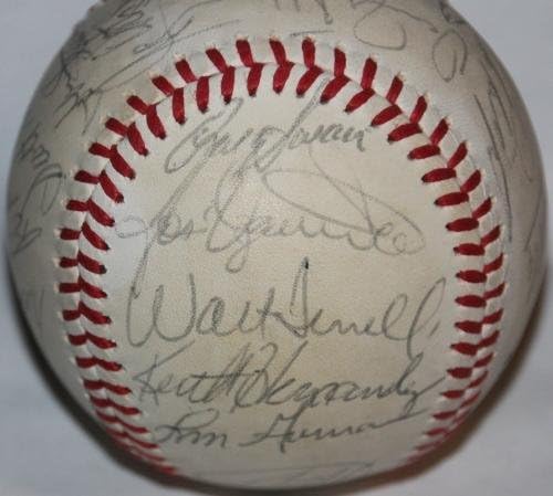 Aláírt 1983-Ban New York Mets Csapat Baseball Szövetség 25-Szigma Eper Seaver + Dedikált - Dedikált Baseball