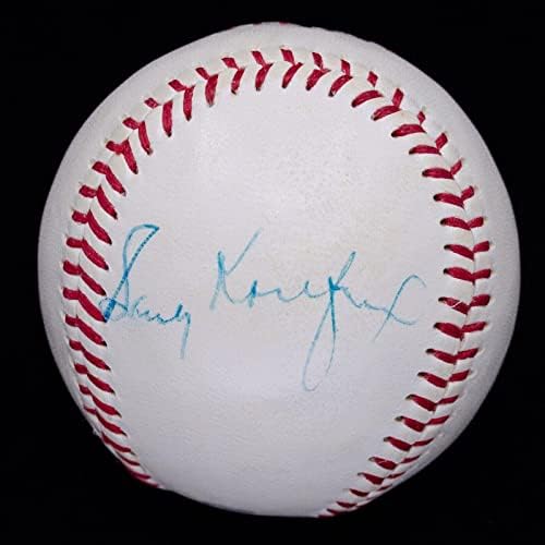 Évjárat 1960-as Sandy Koufax Egyetlen Dedikált Baseball SZÖVETSÉG LOA Z90129 - Dedikált Baseball