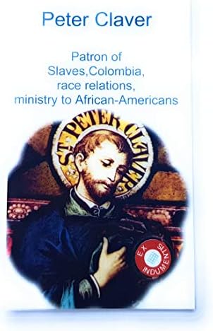 Ereklye Kártya 3. Osztály Claver Szent Péter katalán Jezsuita Pap Misszionárius Védőszentje Rabszolgák,
