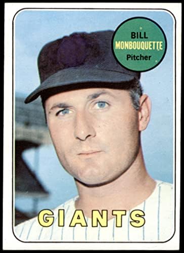 1969 Topps 64 Bill Monbouquette San Francisco Giants (Baseball Kártya) EX/MT Óriások