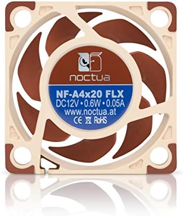 Noctua NF-A4x20 tükör mögé, Prémium Csendes Ventilátor, 3-Pin (40x20mm, Barna)