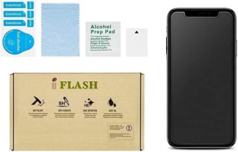 IFLASH iPhone XR, iPhone 11 Matt képernyővédő fólia, Tükröződésmentes & Anti-Ujjlenyomat Edzett Üveg Gubancos