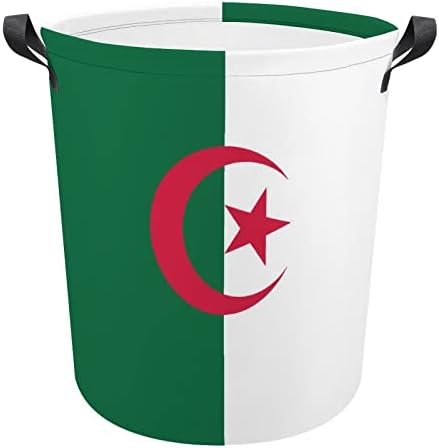 Algéria Zászló Szennyes Kosár Összecsukható Szennyesben Ruhát, Táskát tárolóban együtt Kezeli az Otthoni