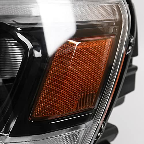FIONE LED Fényszóró Szerelvény a Dodge Ram 1500 2019-2022 Fekete Borító Bal Vezető Oldali Fényszóró 68533273AA