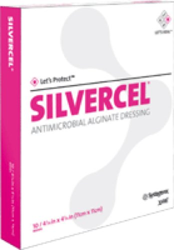 53800408 - Silvercel Antimikrobiális Alginát Öltözködés 4 x 8