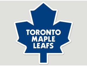 WinCraft NHL-Toronto Maple Leafs 90201010 Tökéletes Vágás Színes Matrica, 8 x 8, Fekete