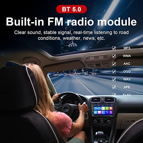 FANGZI Dupla Din autórádió 7 Inch LCD Érintőképernyős Monitor BT MP5 Lejátszó, FM Rádió Vevő Támogatás