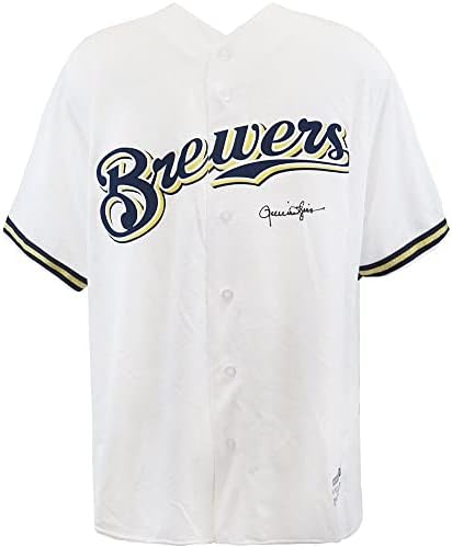 Rollie Ujjai Alá Milwaukee Brewers Fehér Fenséges Replika Baseball Jersey - Dedikált MLB Mezek