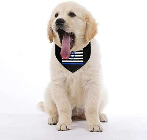 Izrael Amerikai Zászló Kutya Nyakpánt, Állítható Kisállat Gallér Sál Aranyos Háromszög Kendő a Kutyák,